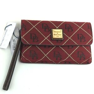 Dooney & Bourke Red Wristlet Clutch